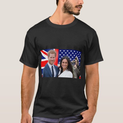 HRH Prince Harry and Meghan Markle Royal Wedding S T_Shirt