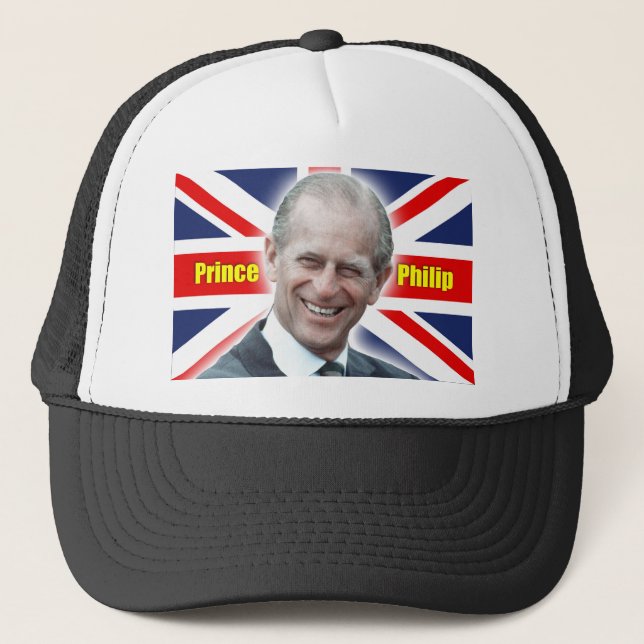 HRH Prince Philip - Super! Trucker Hat (Front)