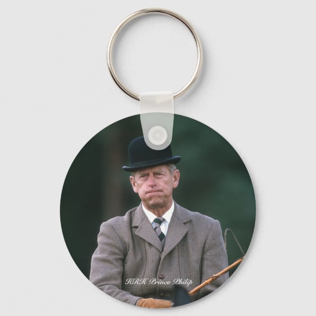 HRH Prince Philip Windsor 1980 Keychain (Front)