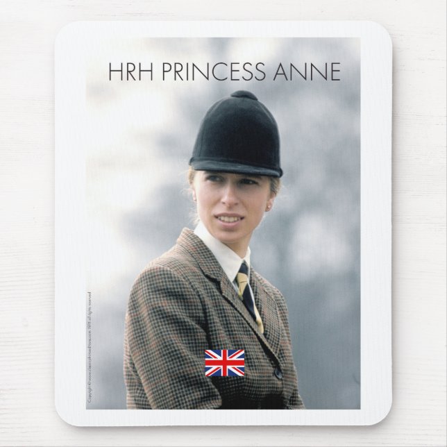 HRH Princess Anne 1973 Mouse Pad (Front)