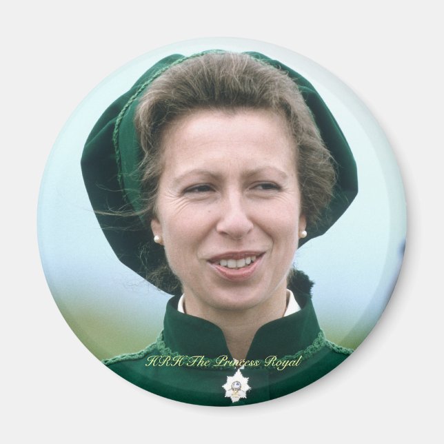 HRH Princess Anne Warminster Magnet (Front)