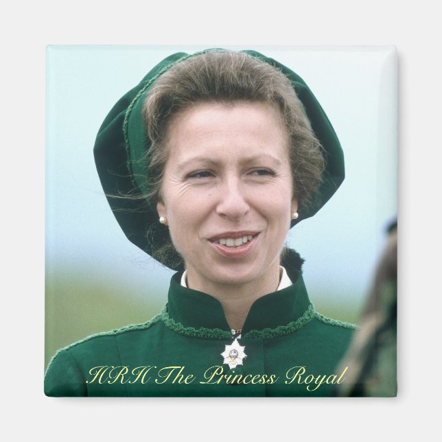 HRH Princess Anne Warminster Magnet (Front)