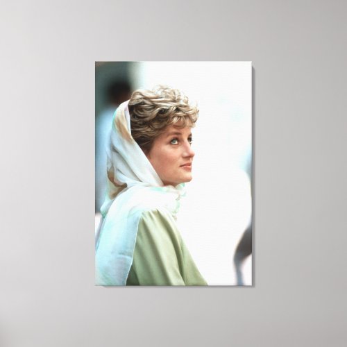 HRH Princess Diana Egypt 1992 Canvas Print