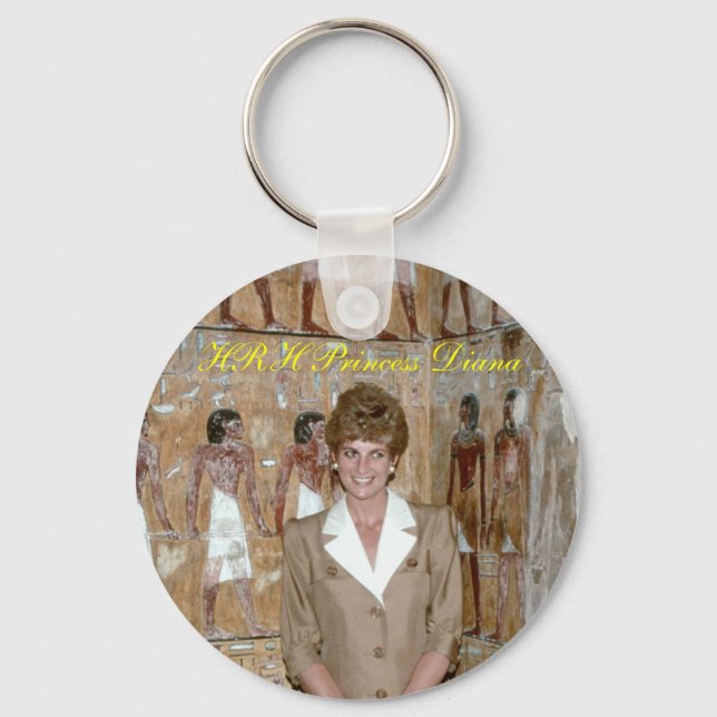 HRH Princess Diana Egypt 1992 Keychain (Front)