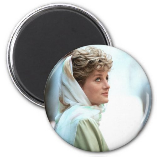 HRH Princess Diana Egypt 1992 Magnet