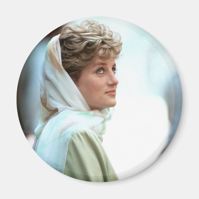 HRH Princess Diana Egypt 1992 Magnet (Front)
