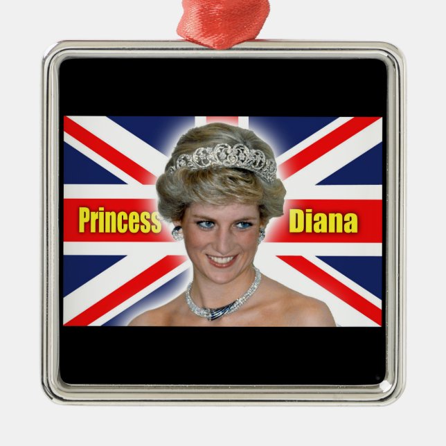 HRH Princess Diana Stunning! Metal Ornament (Front)