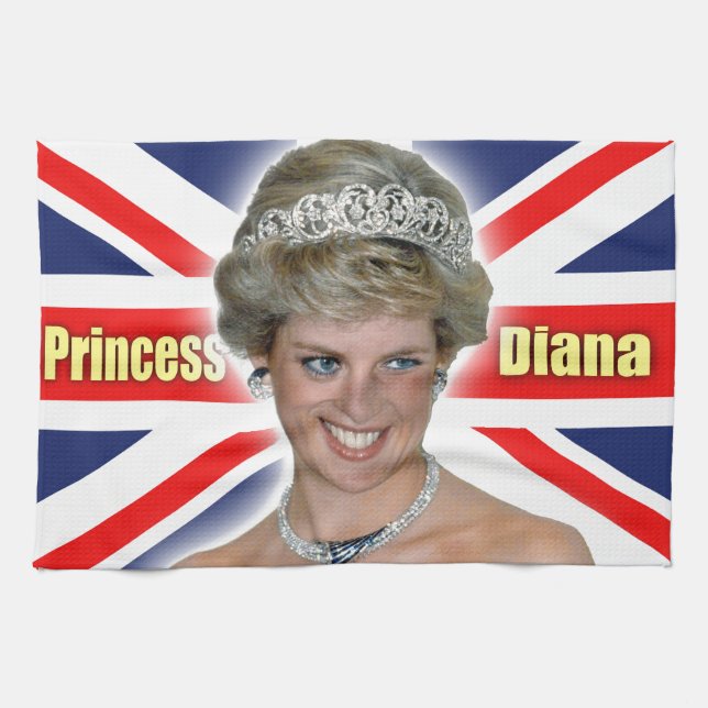 HRH Princess Diana Stunning! Towel (Horizontal)