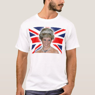 HRH Princess Diana Union Jack T-Shirt