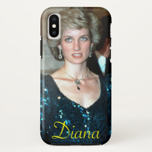 HRH Princess Diana Vienna 1986 iPhone X Case