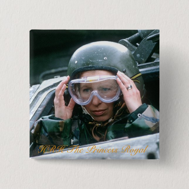 HRH The Princess Royal 1985 Pinback Button (Front)
