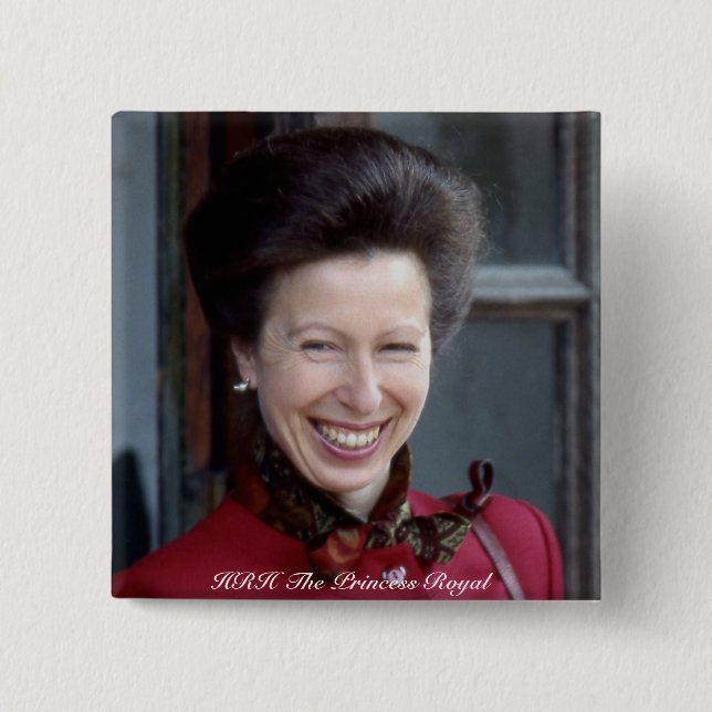 HRH The Princess Royal Button (Front)