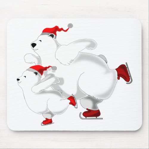 hristmas Mouse Pad Gift with Happy Bear Family