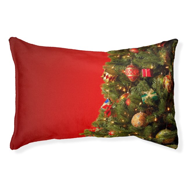 hristmas Printed Colorfuf Pet Bed (Front)