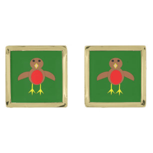 hristmas Robin Cufflinks