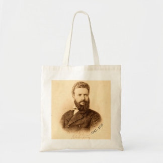 Hristo Botev Vintage Portrait Bulgarian Patriot Tote Bag