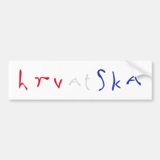 Hrvatska Bumper Sticker