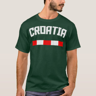 Hrvatska Croatian Vintage Style Design T-Shirt
