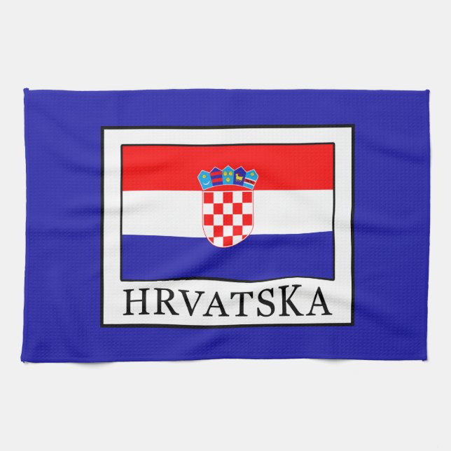 Hrvatska Kitchen Towel (Horizontal)