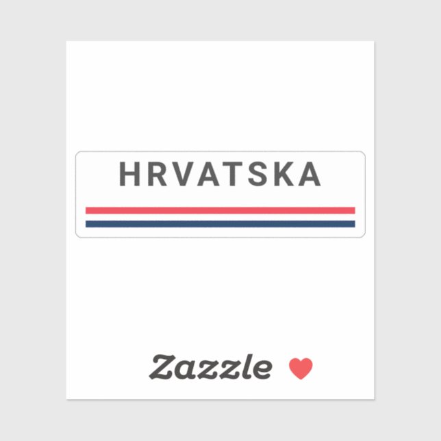 Hrvatska Lines  Sticker (Sheet)
