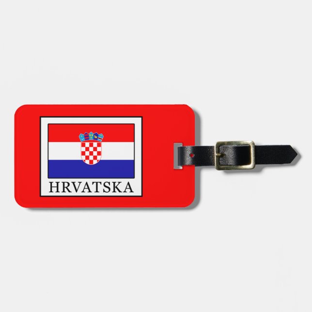 Hrvatska Luggage Tag (Front Horizontal)
