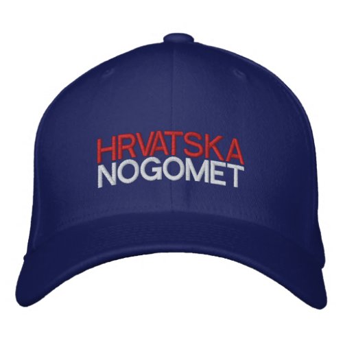 HRVATSKA NOGOMET EMBROIDERED BASEBALL CAP