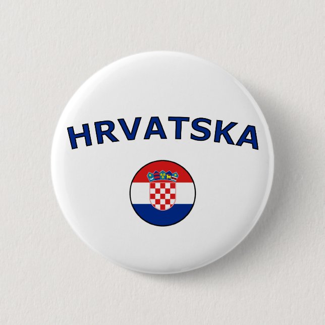 Hrvatska Pinback Button (Front)