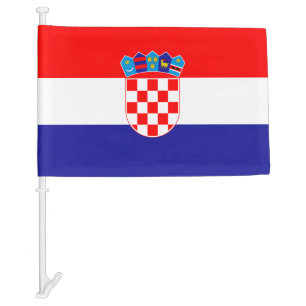 Hrvatska zastava Croatian Car Flag