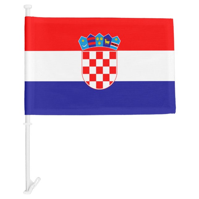 Hrvatska zastava | Croatian Car Flag (Front)
