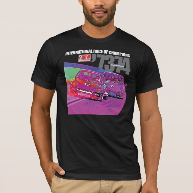 HRW 1973-74 IROC Series race T-Shirt (Front)