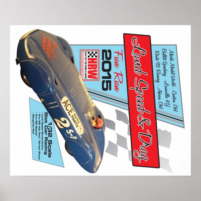 HRW 2015 Land Speed & Drag Poster (Front)