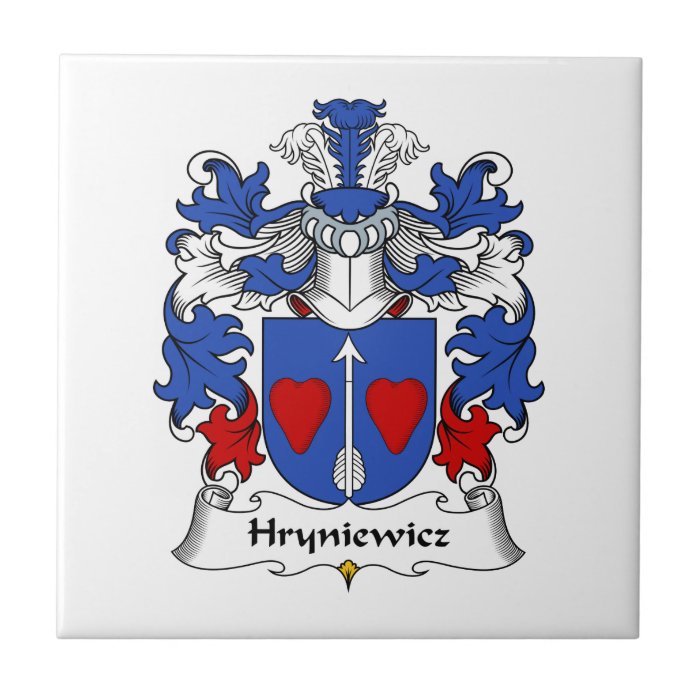 Hryniewicz Family Crest Tiles