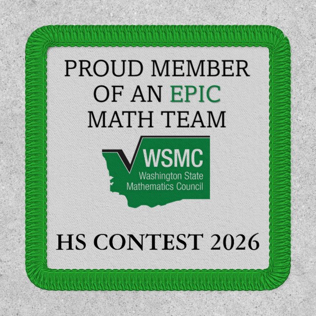 HS Contest 2026 Small Square Patch (Front)