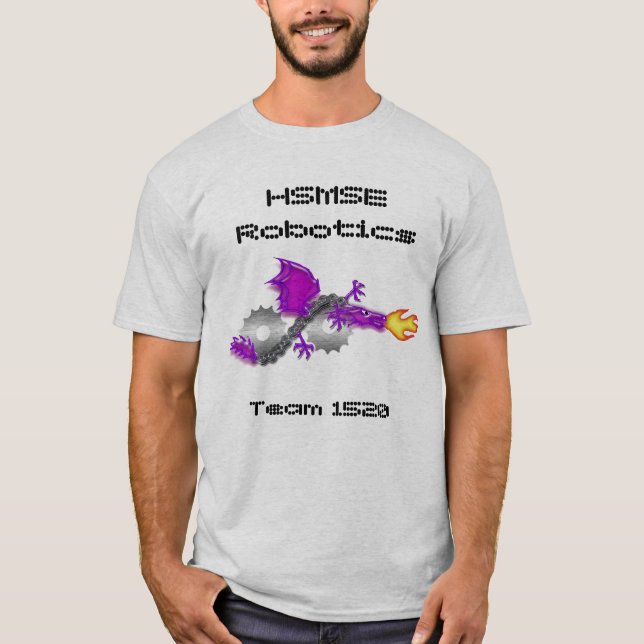 HSMSE Robotics - Customized T-Shirt (Front)
