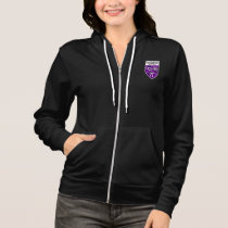 HSMSE Women's Full Zip Hoodie in Black HSMSE Women's Full Zip Hoodie in Black