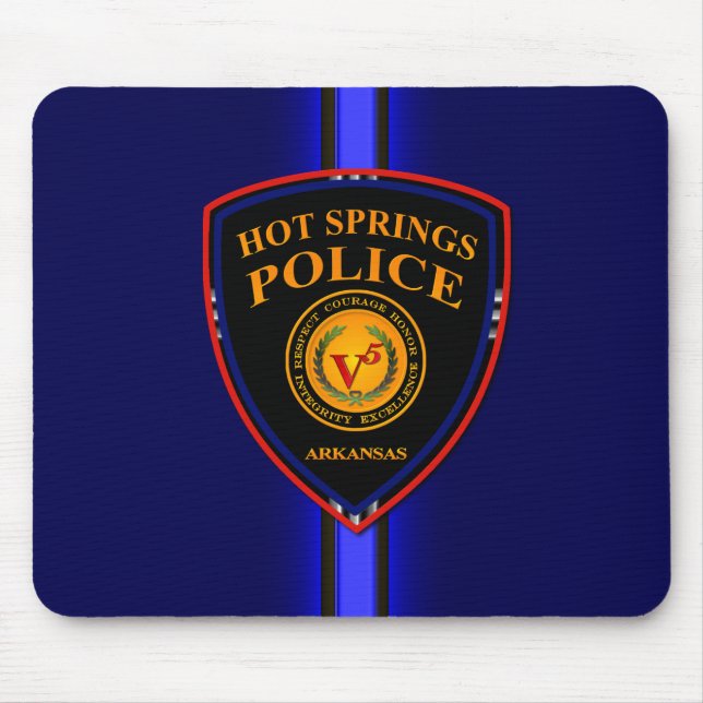 HSPD Thin Blue Line Patch Mouse Pad (Front)