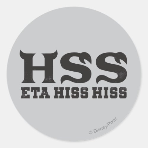 HSS _ ETA HISS HISS _ Logo Classic Round Sticker
