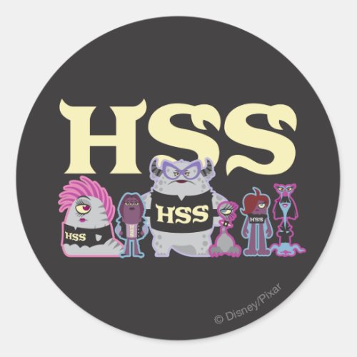 HSS _ Scare Students Classic Round Sticker