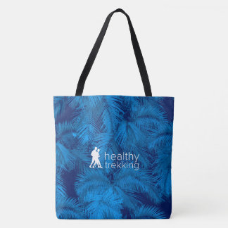 HT Hawaiian Blue Palms Beach Bag