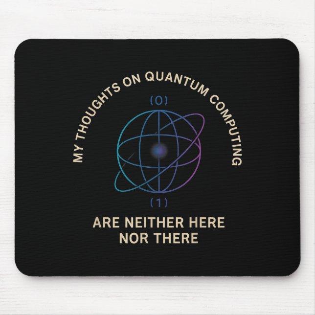 Ht Stem Gift For Teacher Professor Student Quantum Mouse Pad (Front)