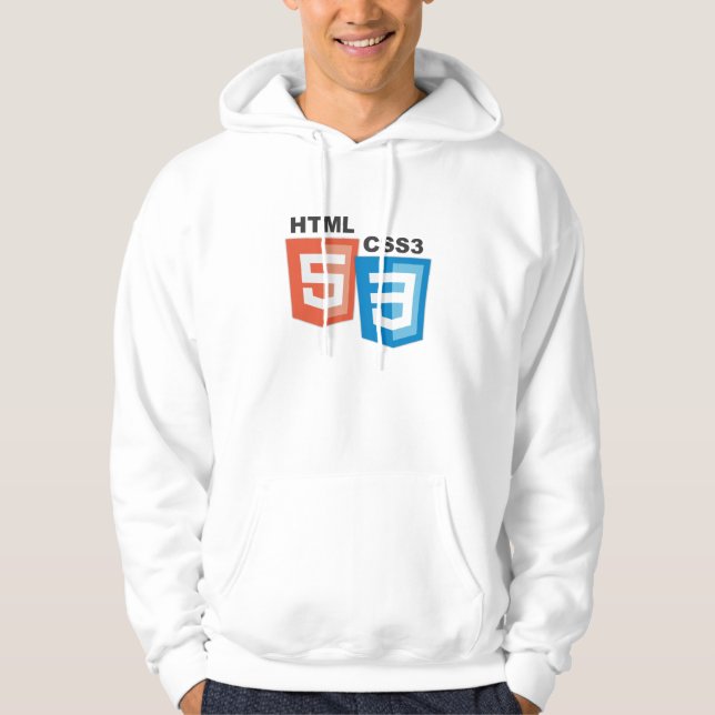 HTML5 CSS3 Logo hoody (Front)