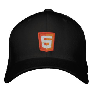 HTML 5 EMBROIDERED BASEBALL HAT