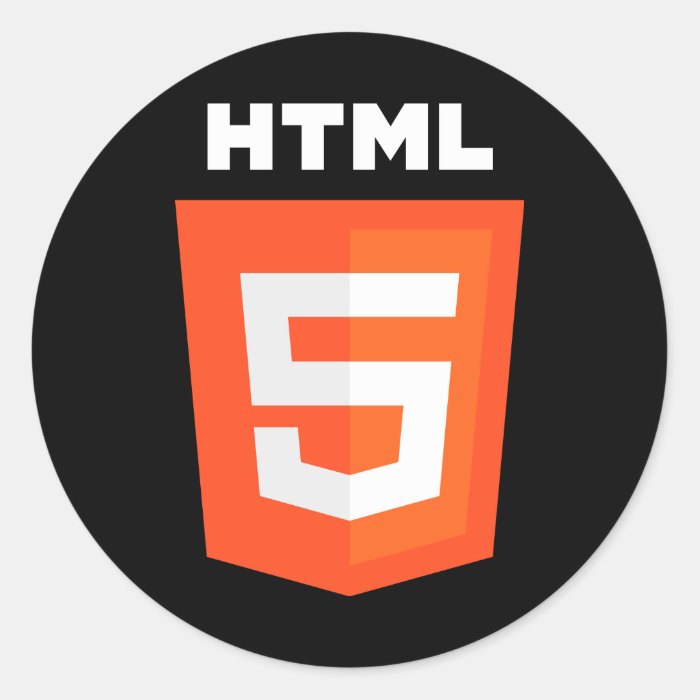 HTML 5 Logo Stickers