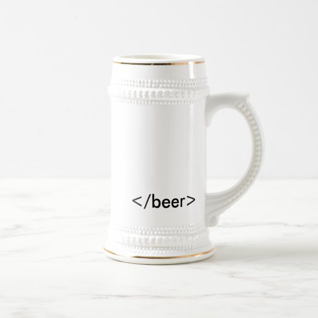 HTML <beer> Stein (Right)