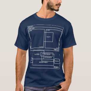 HTML Body light css javscript funny body web T-Shirt