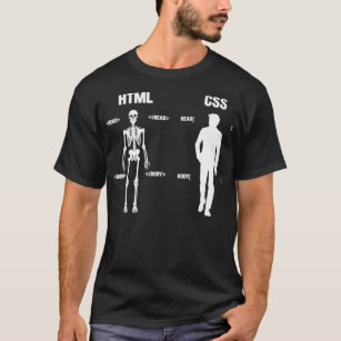 HTML CSS Programmer Programming Computer PC IT T-Shirt