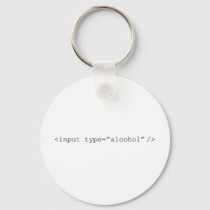 HTML Input Alcohol Keychain