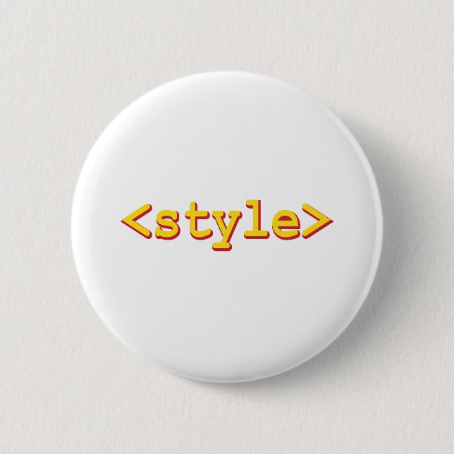 HTML Style tag web designer developer Button (Front)