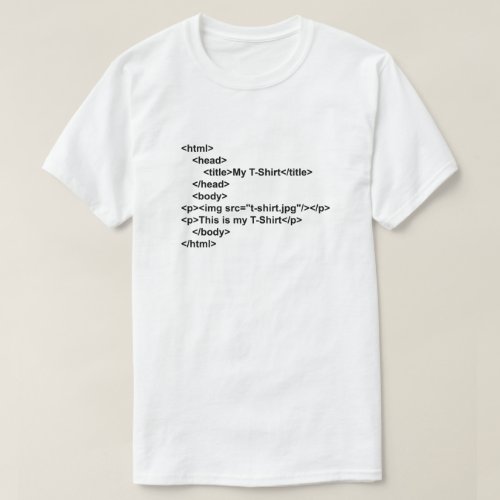 html T_Shirt