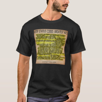 Http Status Codes: Greatest Hits T-Shirt